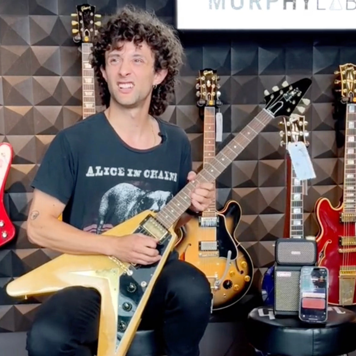 Positive Grid Visits the Gibson Guitar Garage with Spark MINI